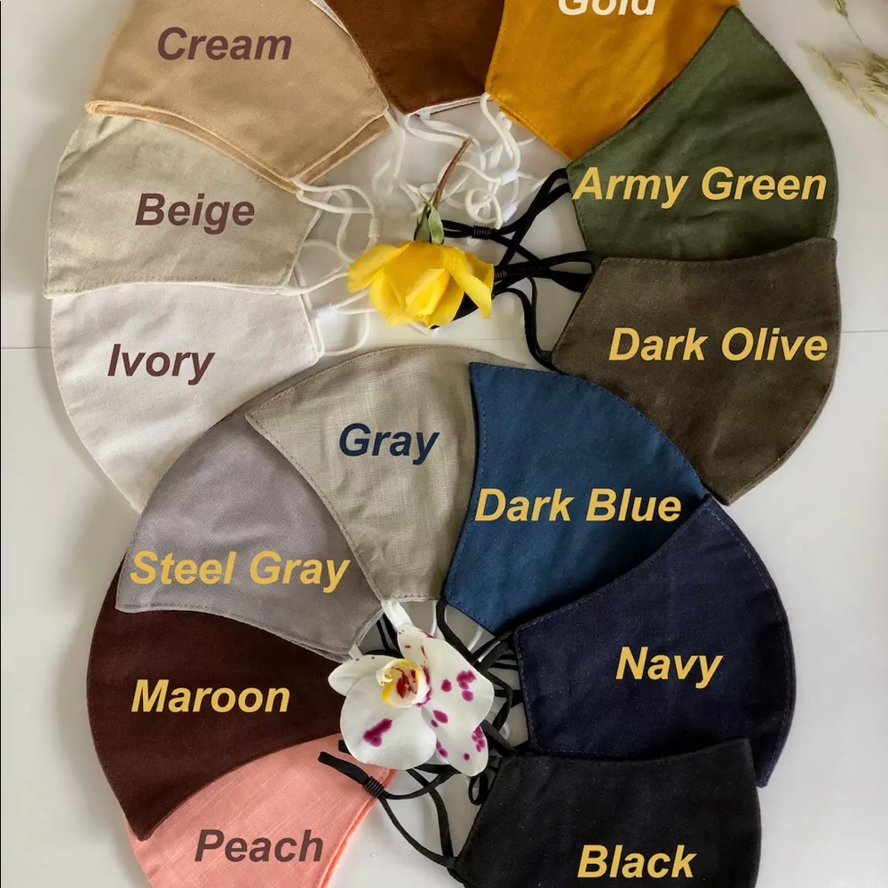4 pack 100% Linen Face Mask-Better Breathing